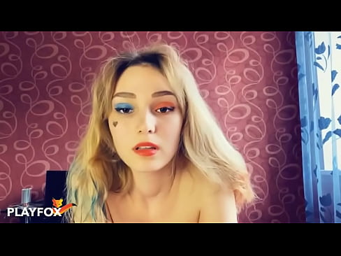 ❤️ Magiški virtualios realybės akiniai suteikė man sekso su Harley Quinn ❤️❌ Seks video prie mūsų ❌️